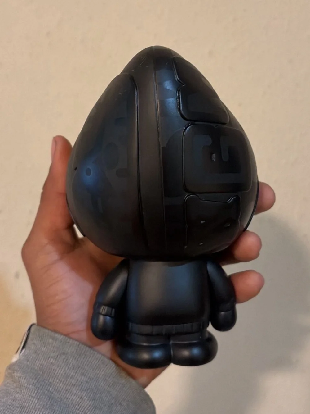 Bape Black Baby Milo Shark Hoodie Vinyl Figure